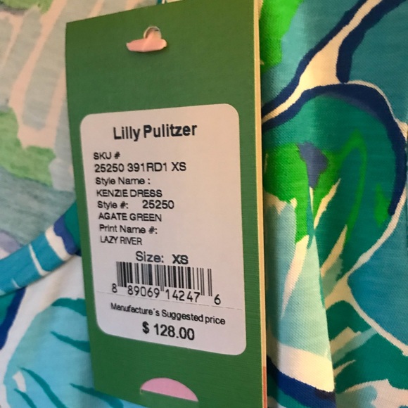 Lilly Pulitzer new Kenzie dress xs Lazy River - Picture 2 of 5